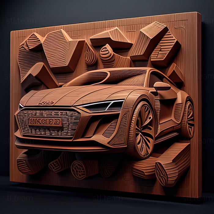 3D модель Audi e tron Vision Gran Turismo (STL)